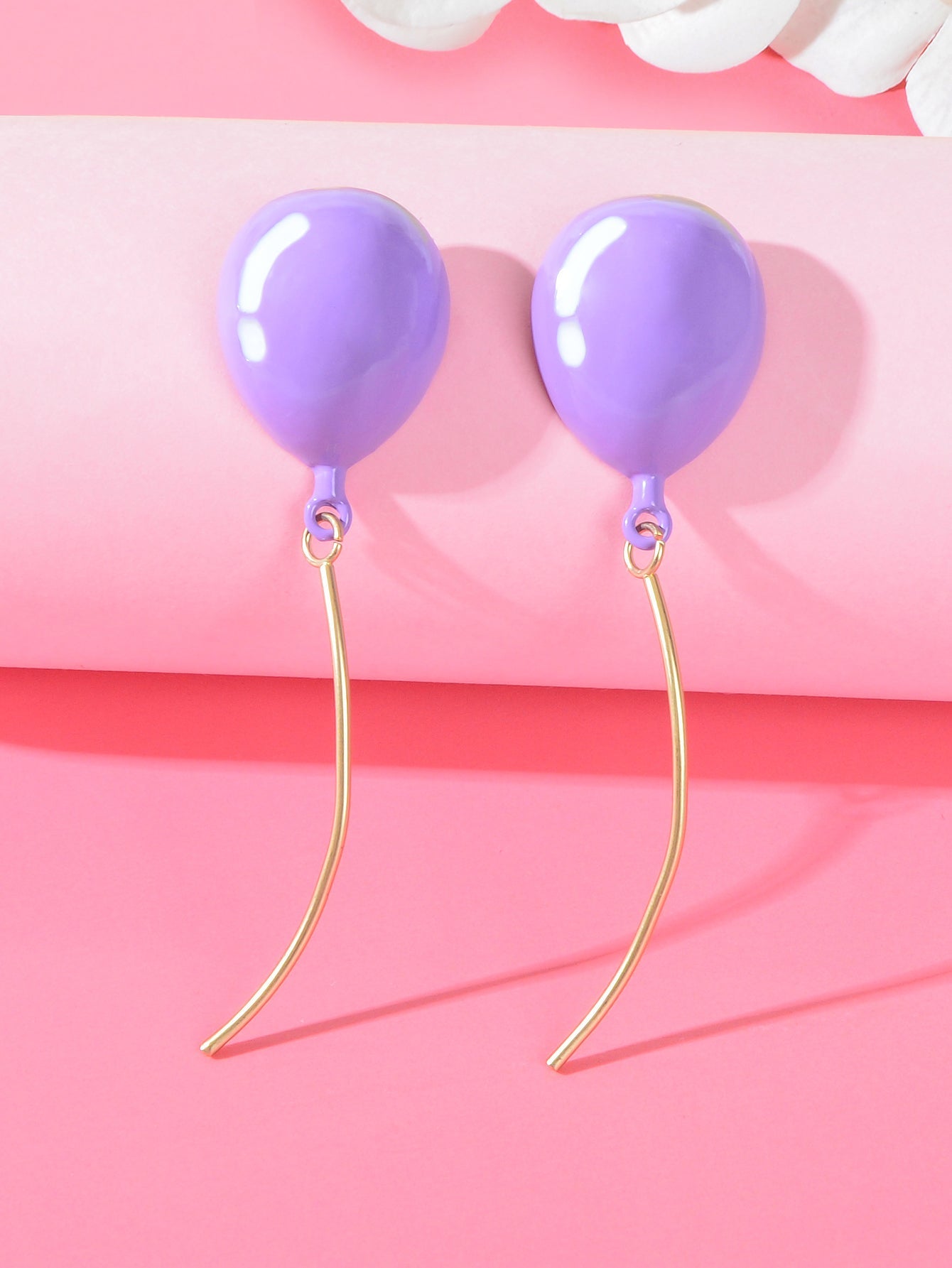 3D Romantic Balloon Pendant Earrings Whimsical Charming Accessory Gift Jewellery-1