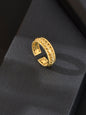 Bold Statement: Unique Adjustable Wide Band Ring - Express Your Style-1