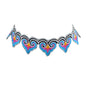 Traditional Jewelry Style Colorful Embroidery Heart Tattoo Choker Women Necklace-0