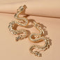Grunge Rock Gold Silver Unique Chic Metal Dragon Statement Stud Earrings Gift-0