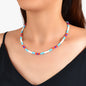 Ethnic Traditional Handmade Colourful Seed Beads Bohemian Collar Necklace Gift-0