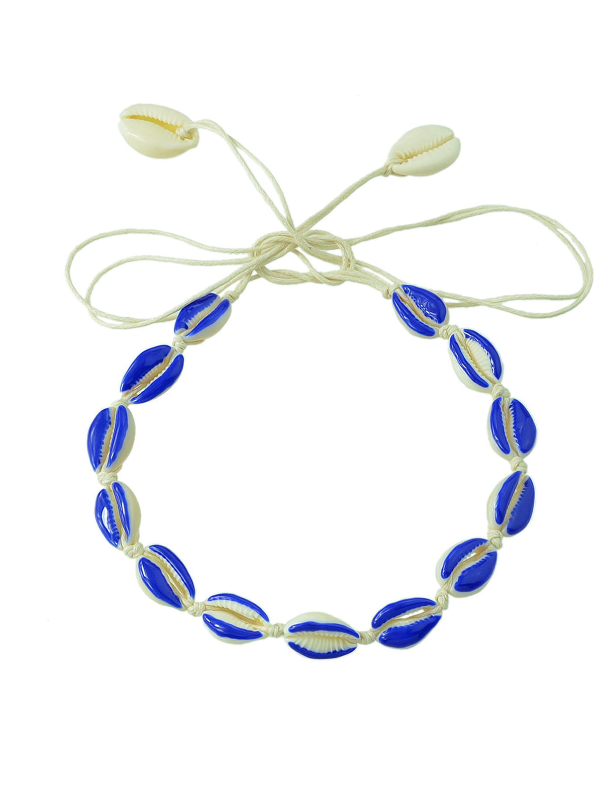 Traditional Ethnic Jewellery Handmade Colorful Shell Choker Boho Chic Necklace-8