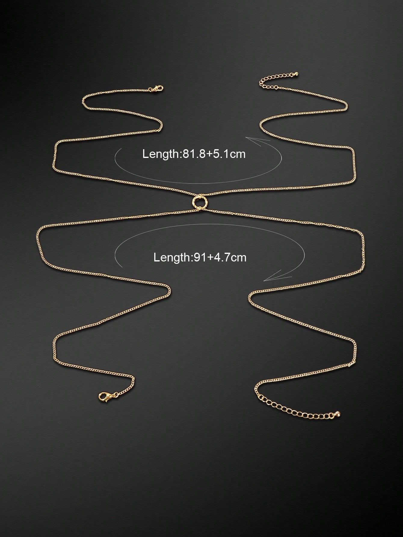 Sexy Gold Chain Summer Bikini Beach Body Chain Harness Boho Chic Body Jewellery-1