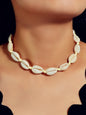 Traditional Ethnic Jewellery Handmade Colorful Shell Choker Boho Chic Necklace-5
