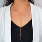 Gold Jewellery Gifts Boho Chic Layering Chain Y Shape Long Lariat Charm Necklace-0