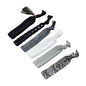 6pcs Colorful Ribbon Elastic Headbands Hairwear Headwear Styling Tools Accessory-0