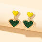 Love Heart Earrings Fancy Dangling Drop Stud Women Girls Jewellery Party Gift-4