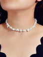 Boho White Stone Turquoise Handmade Necklace Ethic Tribal Festival Jewellery-5
