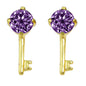 Perfect Wedding Engagement Jewellery Created Cubic Zirconia Key Stud Earrings-0