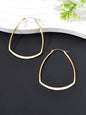 Asymmetrical Hoop Earrings Chic and Minimalist Accessories Holiday Jewelry Gift-1