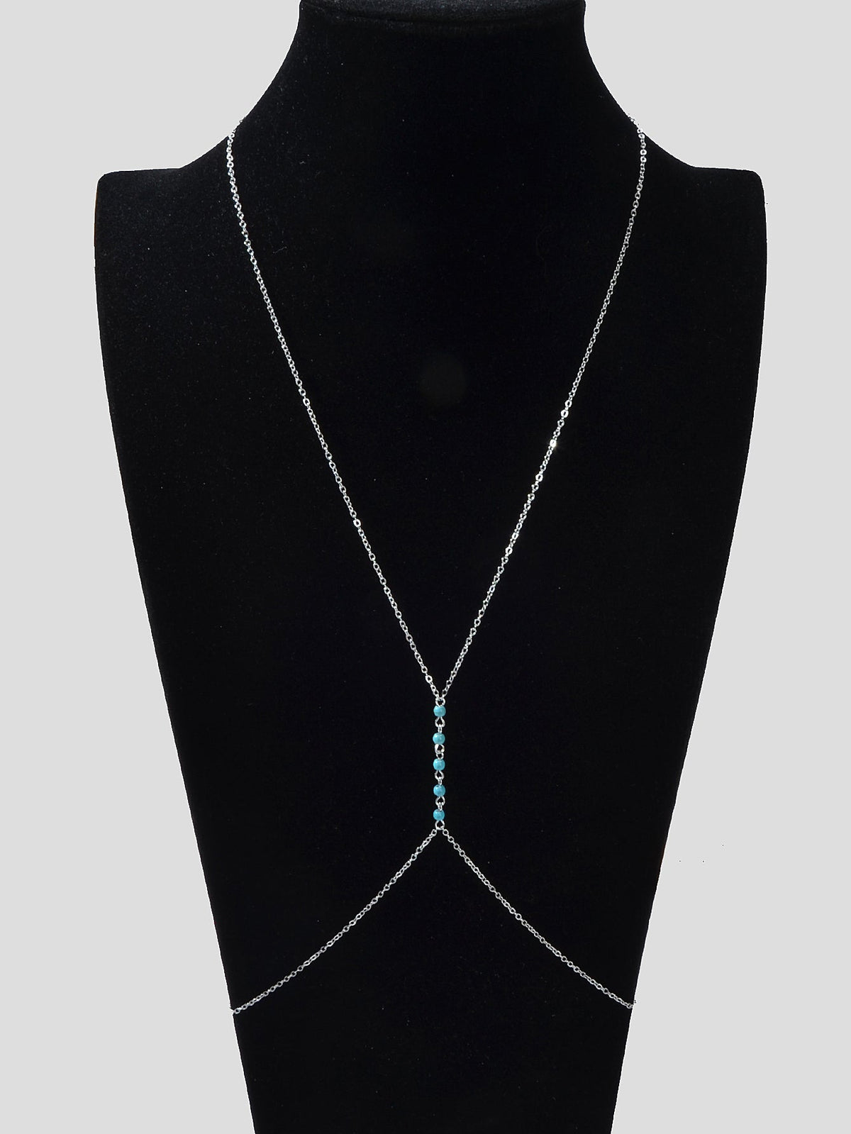 Sexy Turquoise Gold Silver Body Chain Beach Bikini Belly Waist Body Jewellery-5