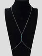 Sexy Turquoise Gold Silver Body Chain Beach Bikini Belly Waist Body Jewellery-5
