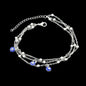 Eye Charm Beads Anklet Adjustable Beach Layered Ankle Gold Foot Chain Jewellery-4