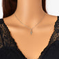 Gold Color Lightning Bolt Flash Charm Necklace Thunder Pendant Chain Collar Gift-0