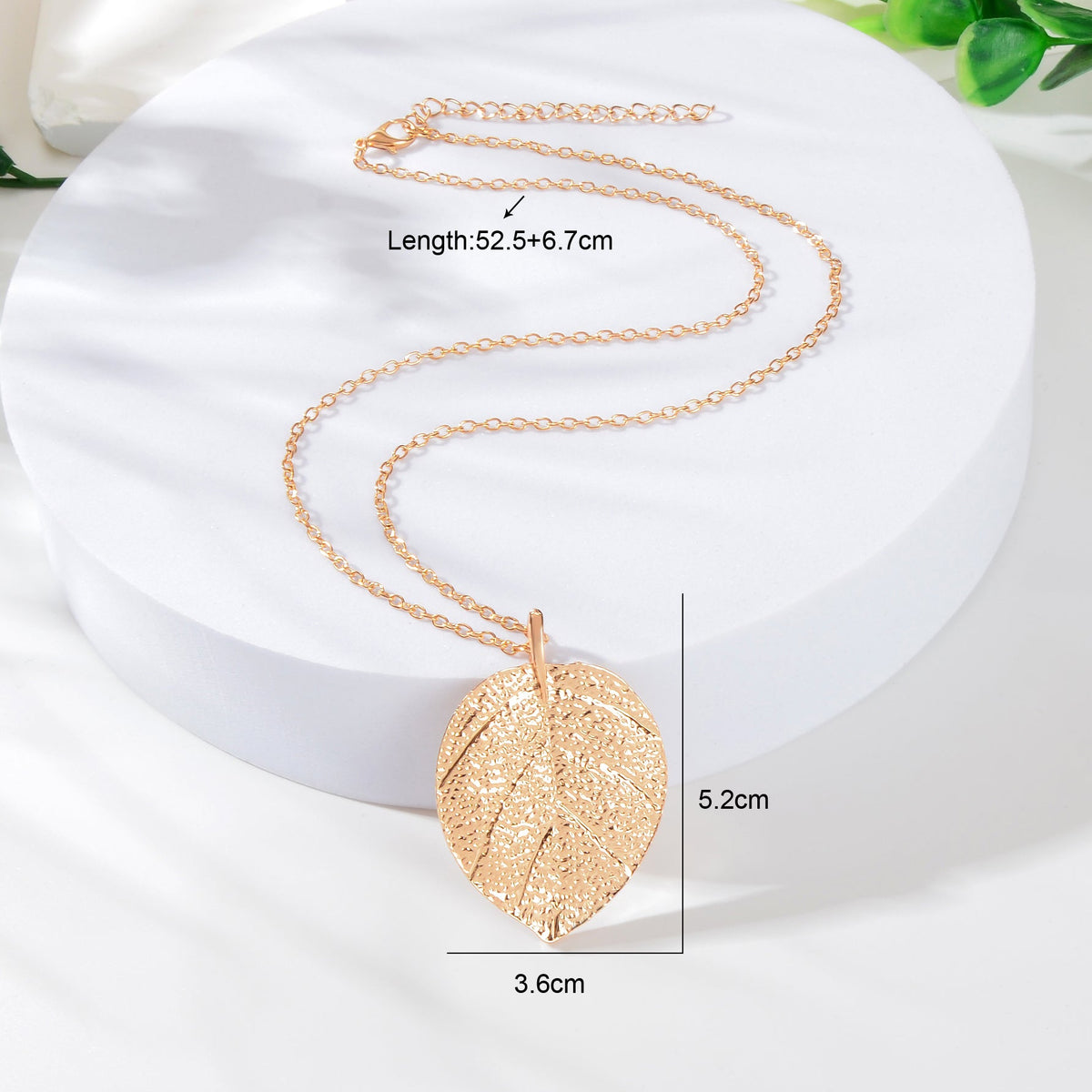 AU Post Boho Gold Silver Chain Leaf Charm Long Necklace Bohemia Accessories Bib Jewelry-3
