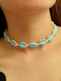 Traditional Ethnic Jewellery Handmade Colorful Shell Choker Boho Chic Necklace-0
