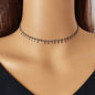 Classic Dainty Thin Charm Choker Gold Short Chain Necklaces Minimalist Jewellery-5