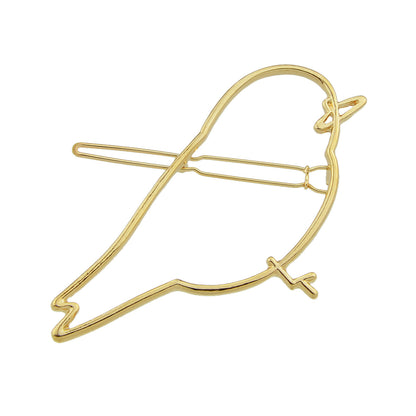 Hair Accessories Minimalist Hairpin Metal Bird Hairgrips Hair Clips-0