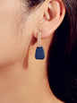 Dainty Gift for Women Girls Multi-colored Enamel Geometric Fashion Stud Earrings-0