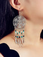Antique Ethnic Jewellery Multicolour Seed Beads Tassel Dangle Bohemian Earrings-5