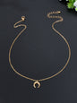 Mystical Crescent Moon Pendant Necklace Embrace Lunar Beauty Jewelry Party Gift-1