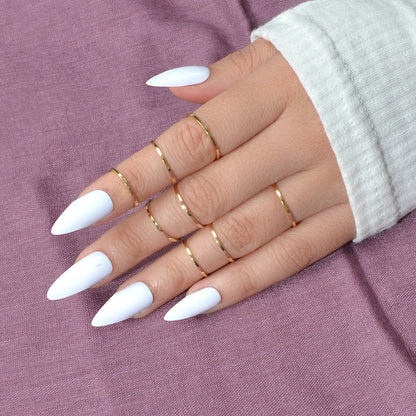 8pcs Gold Silver Simple Finger Knuckle Stack Rings Set Punk AU Stock Jewellery-0