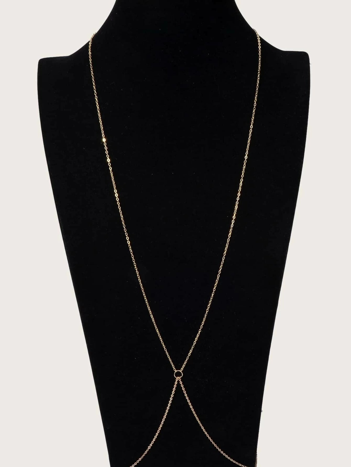 Beach Style Simple Solid Minimalist Waist Link Body Chain Belly Necklce Jewelry-0