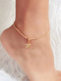 1 pc Silver Gold Starfish Charm Anklet Boho Beach Bracelet Foot Chain Jewellery-0