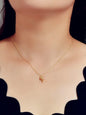 AU Stock Jewellery Gold Chain Rose Flower Charm Necklace Teens Women Lover Gift-0