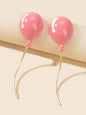 Personality Candy Color Balloon Dangle Cute Trendy Earrings Funny Jewellery Gift-0