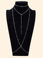 Tassel Body Chain Jewellery Harness Girl Bikini Stylish Fringe Belly Necklace-5