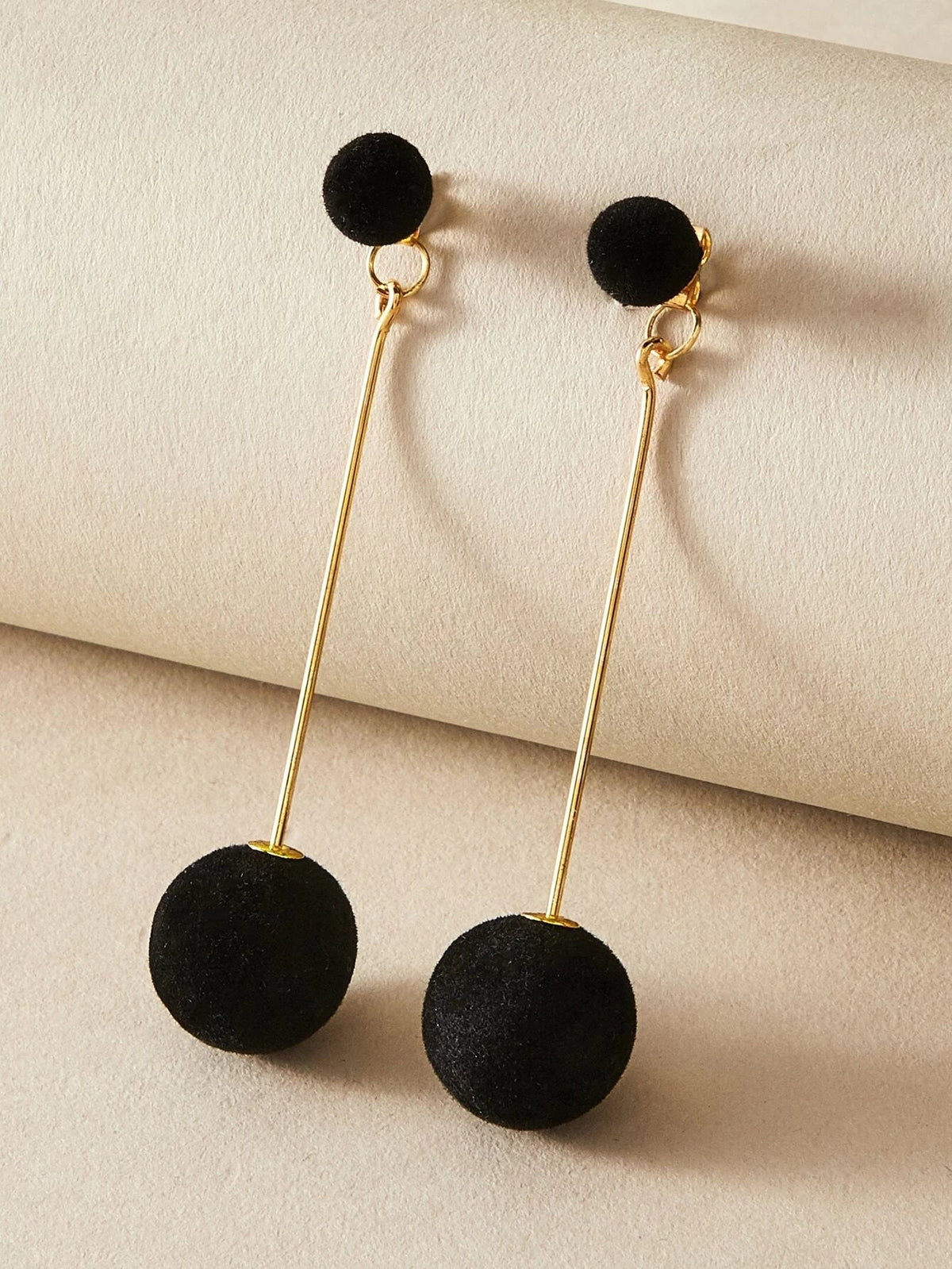 Feelontop Classic Stunning Red Round Ball Dangle Earrings Stud Blogger Jewellery-5