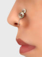 Punk Circle Fake Lip Ear Nose Ring Hanger Clip On Non Piercing Body Jewellery-5