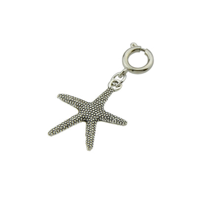 5 pcs Boho Chic Silver Leaf Starfish Shell Hair Claws Tribal Ethnic Accessories-2