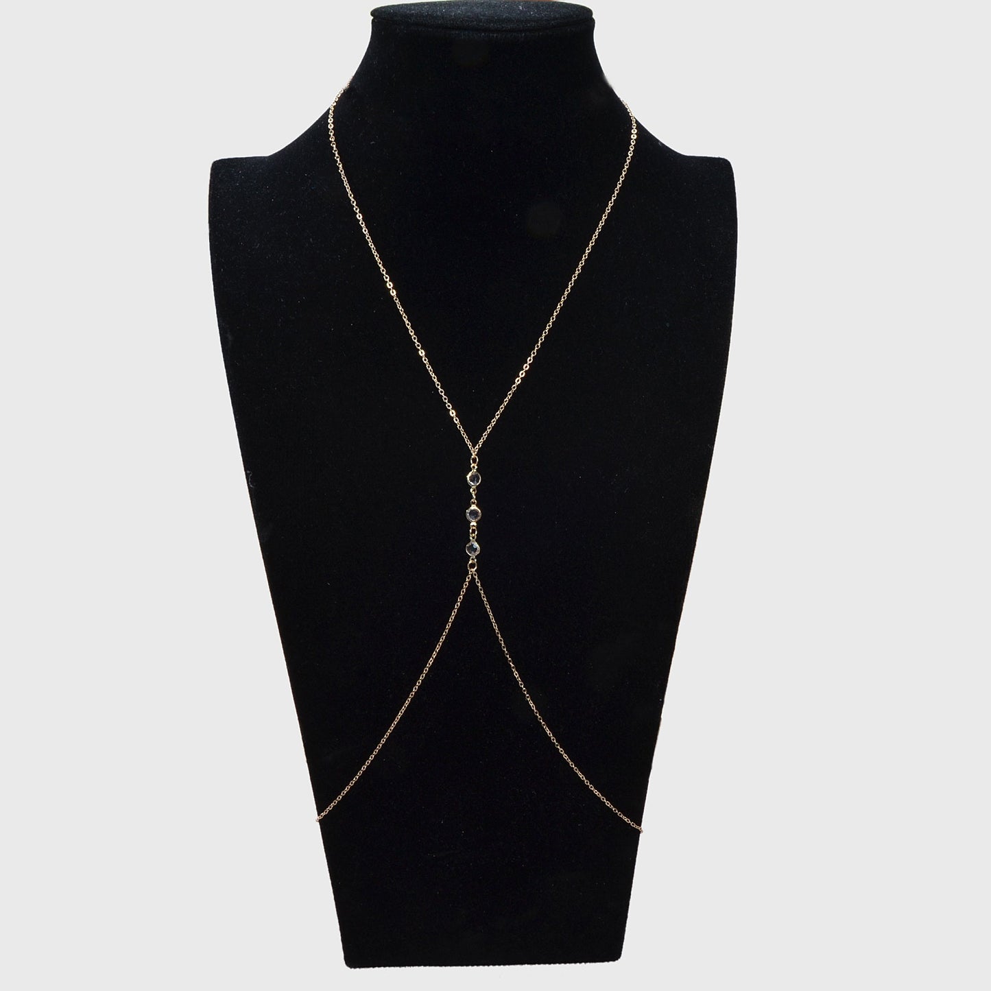 Sexy Gold Body Chain Bikini Beach Body Chain Harness Girls Teens Holdiay Jewelry-0
