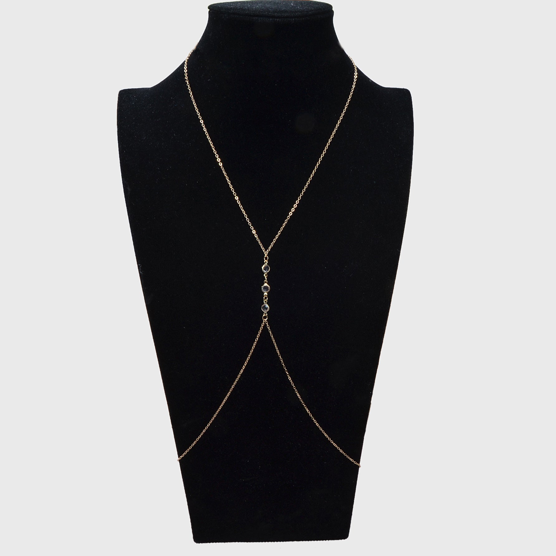Sexy Gold Body Chain Bikini Beach Body Chain Harness Girls Teens Holdiay Jewelry-0