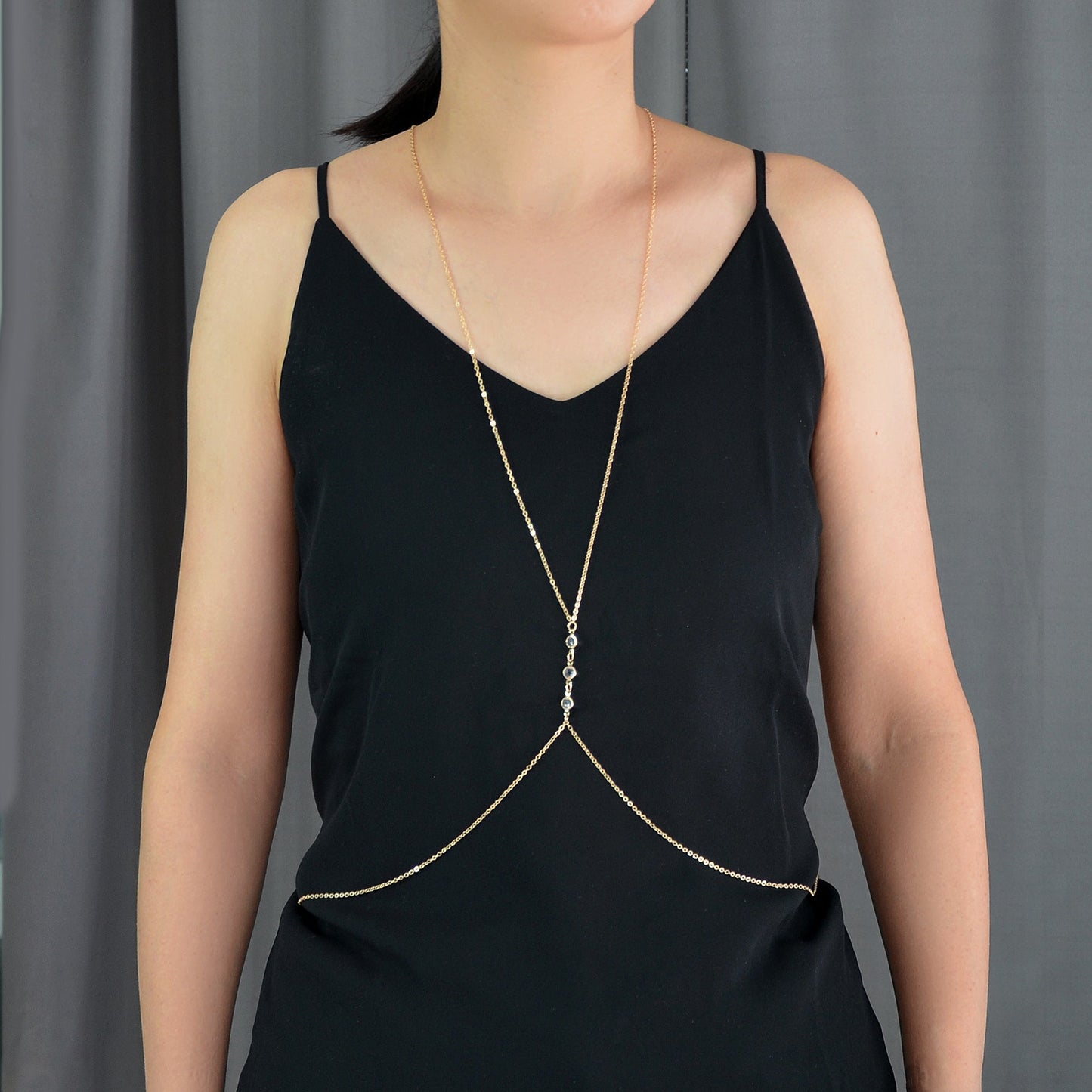 Sexy Gold Body Chain Bikini Beach Body Chain Harness Girls Teens Holdiay Jewelry-4
