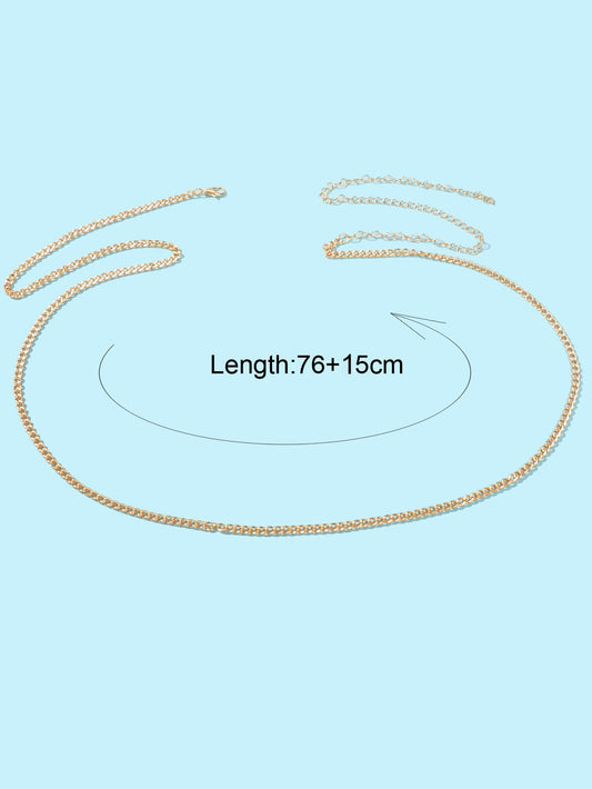 Beach Bikini Body Chain Belly Chain Adjustable Women Sexy Minimalist Waist Chain-1