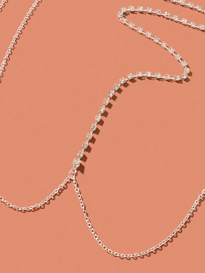 Dazzling Full Diamond Body Chain Sparkle Shine Body Jewelry-2