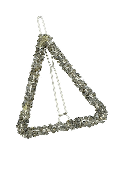 Rhinestone Triangle Hairgrips Wedding Party Hair Clips Hair Barrettes Accessory-5