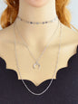 Boho Chic Multi-layer Gold Silver Chain Horns Charm Necklace Trendy Accessories-5