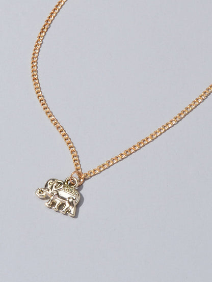 1pc Foot Beach Jewellery Gold Silver Chain Elephant Charm Anklet Bracelet Gift-1