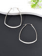 Asymmetrical Hoop Earrings Chic and Minimalist Accessories Holiday Jewelry Gift-2