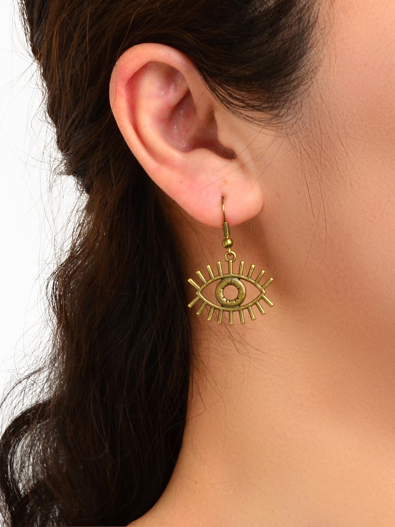 Eye Earrings Girls Dangle Boho Cute Hooks Art Drop Jewellery-4