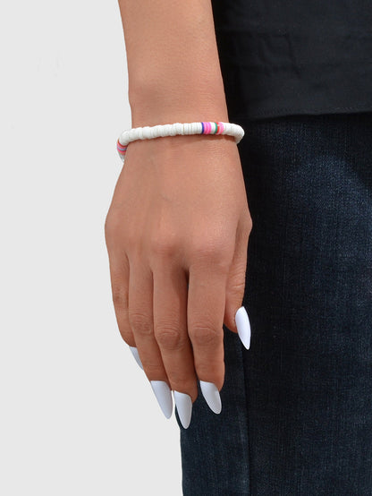 Boho Chic Resin Piece Handmade Elastic Ethnic Tribal Bracelets Bangle Jewellery-1