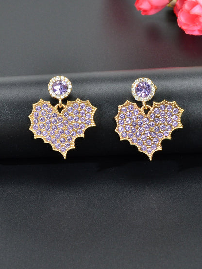 Dazzling Rhinestone Leaf Pendant Stud Earrings Elegant Nature-inspired Jewelry-2