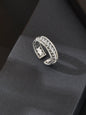 Bold Statement: Unique Adjustable Wide Band Ring - Express Your Style-2