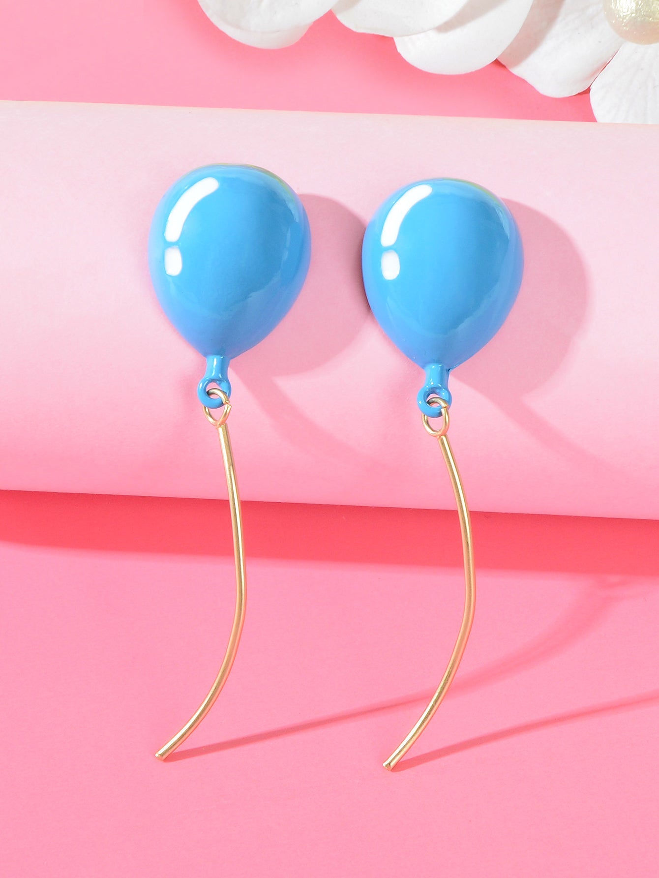 3D Romantic Balloon Pendant Earrings Whimsical Charming Accessory Gift Jewellery-2