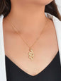 AU Post Punk Jewelry Gold Chain Snake Pendant Necklace Fashion Women Accessories-0