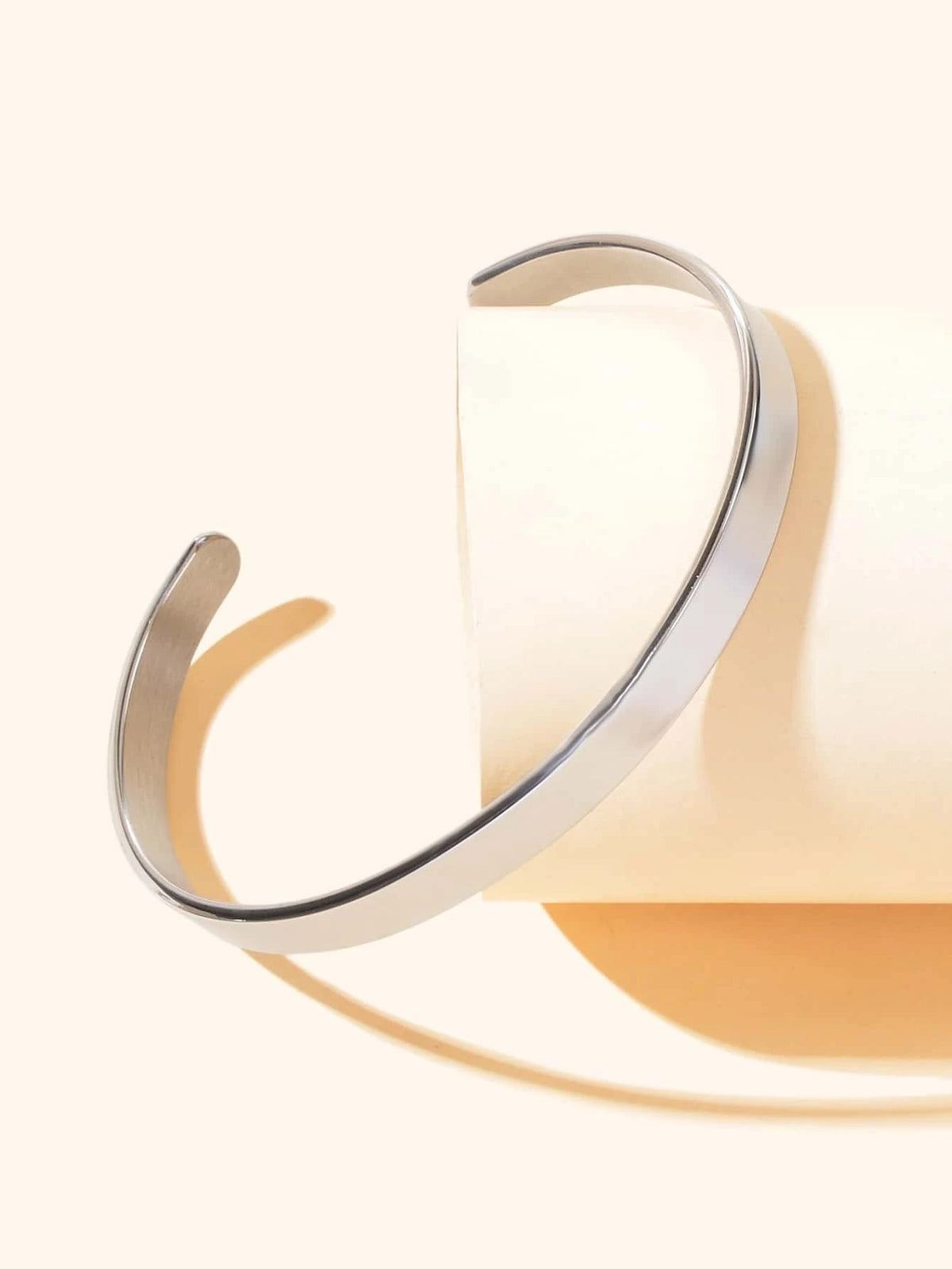 Textured Designer Jewelry Silver Open Cuff Bangle Bracelet Women Girl Collection-1